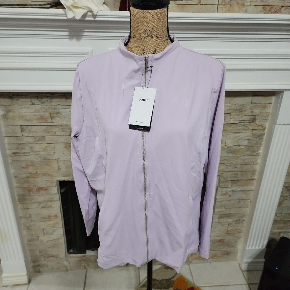 Nike Pale lavender purple active‎ workout yoga jacket plus size 1X new!!!
